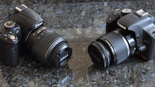 Nikon D5000 vs. Canon T1i: Place Your Bets